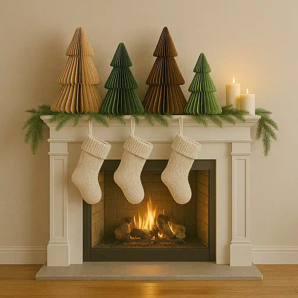 honeycomb paper trees