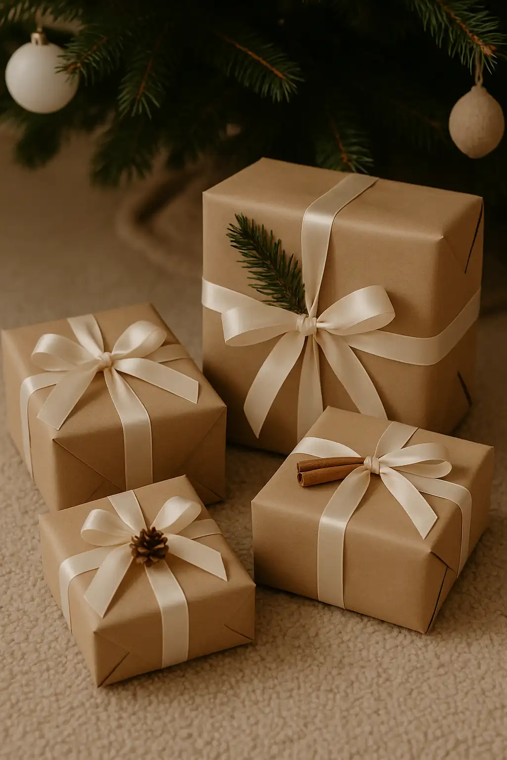 Kraft Paper Gift Wrapping