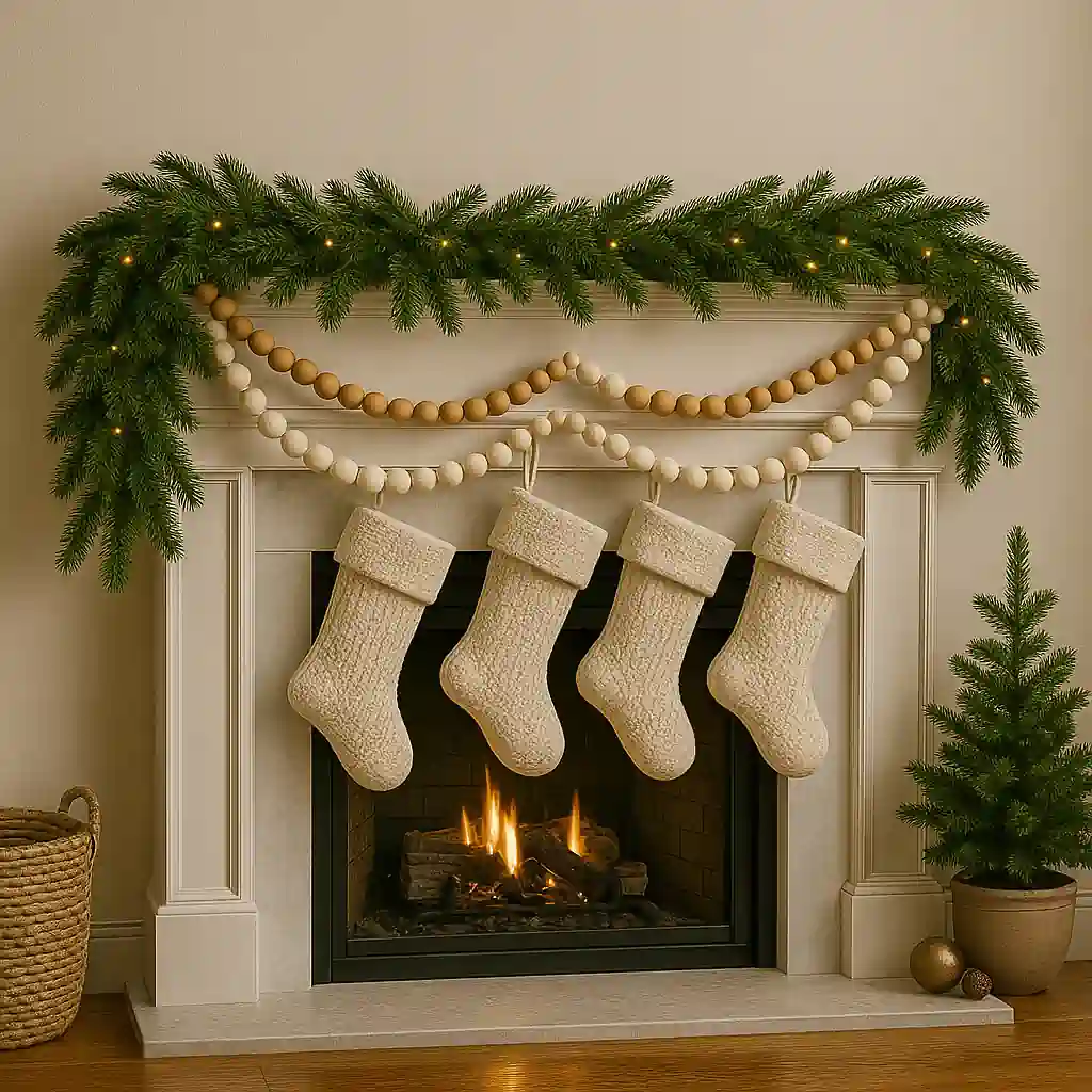 layer in wood and wool