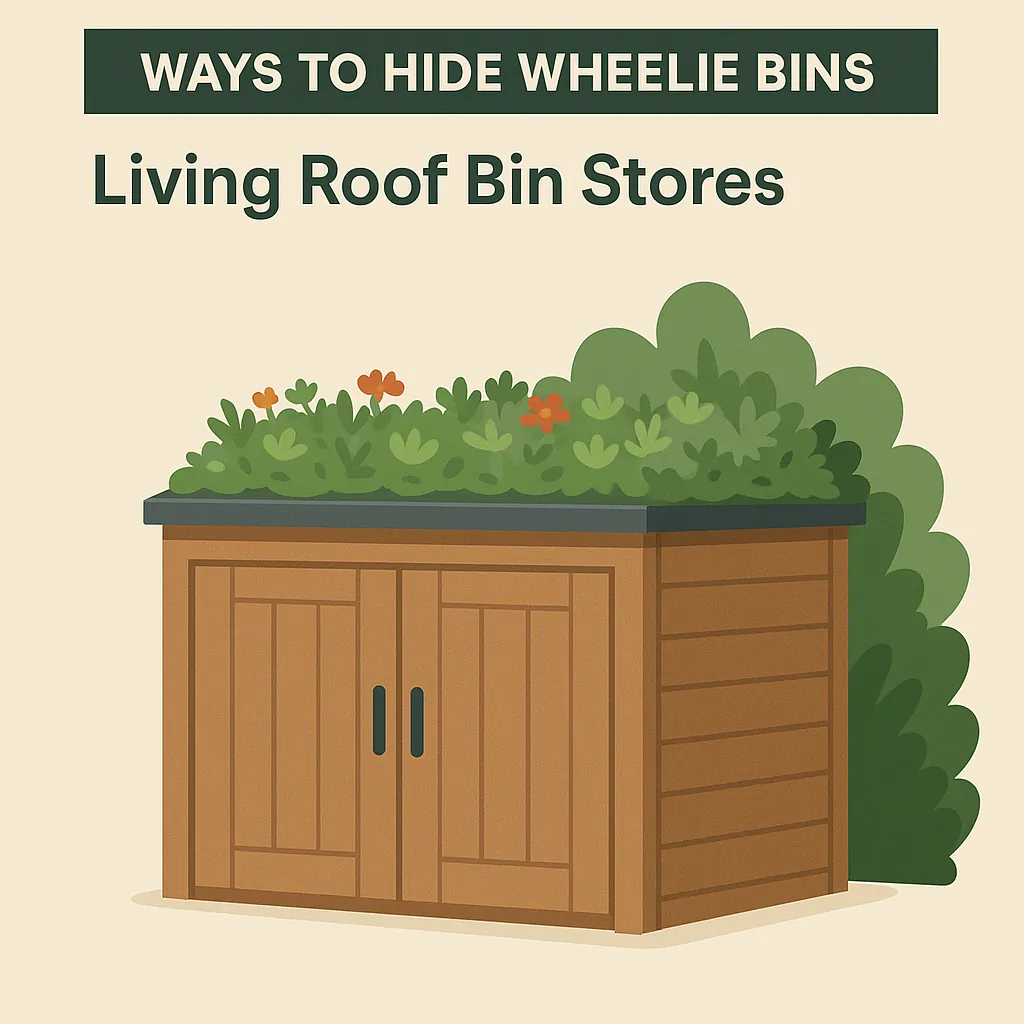 outdoor bin shelter ideas