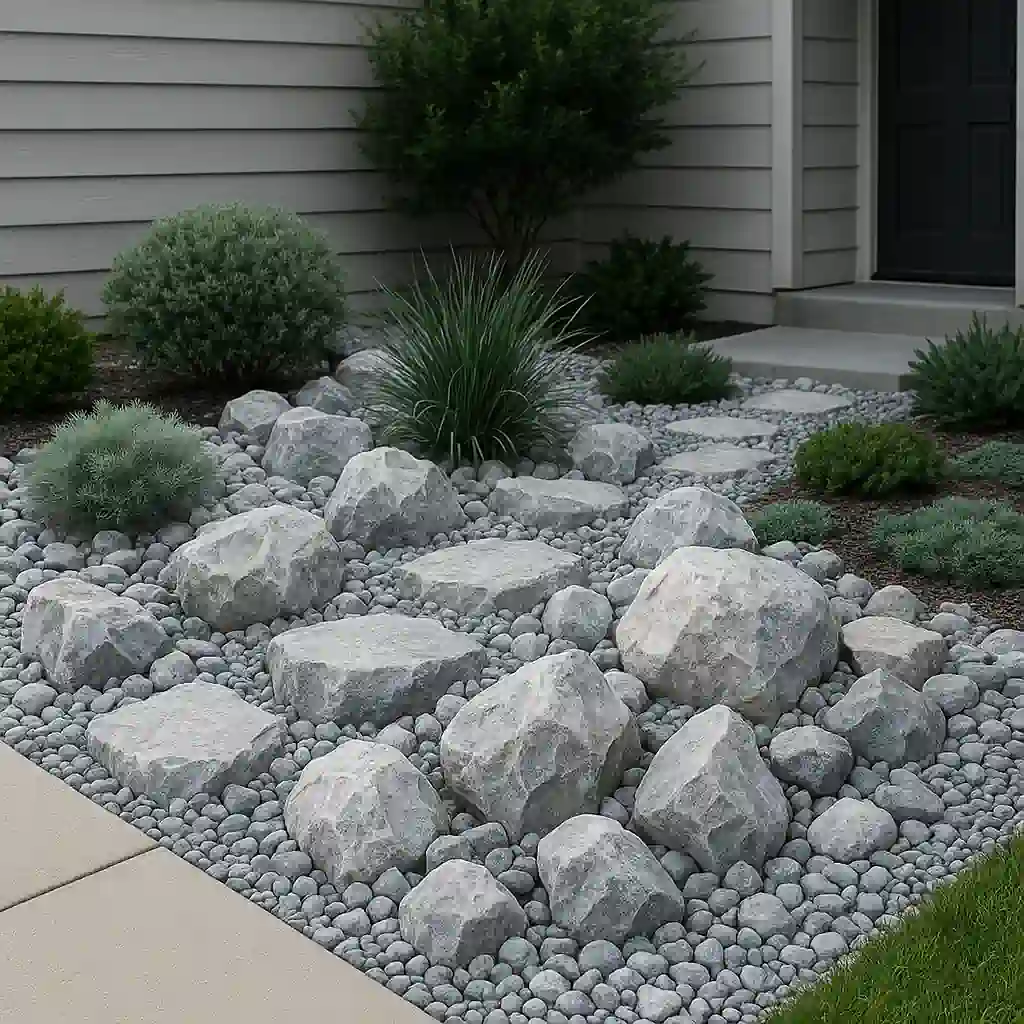 Monochrome Rock Garden