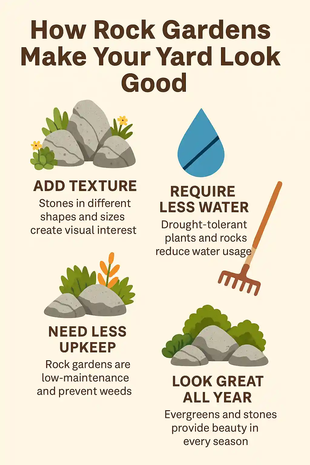 Natural Rock Gardens Enhance Your Yard’s Beauty
