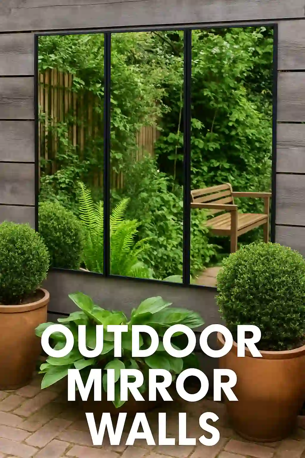 outdoor mirror walls
