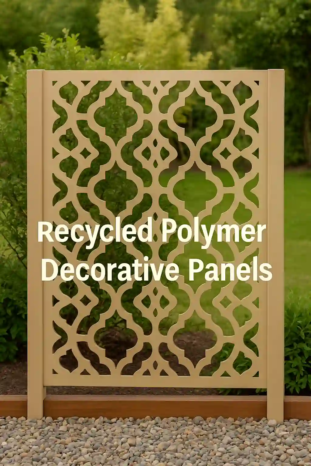 recycled polymer decorative panels