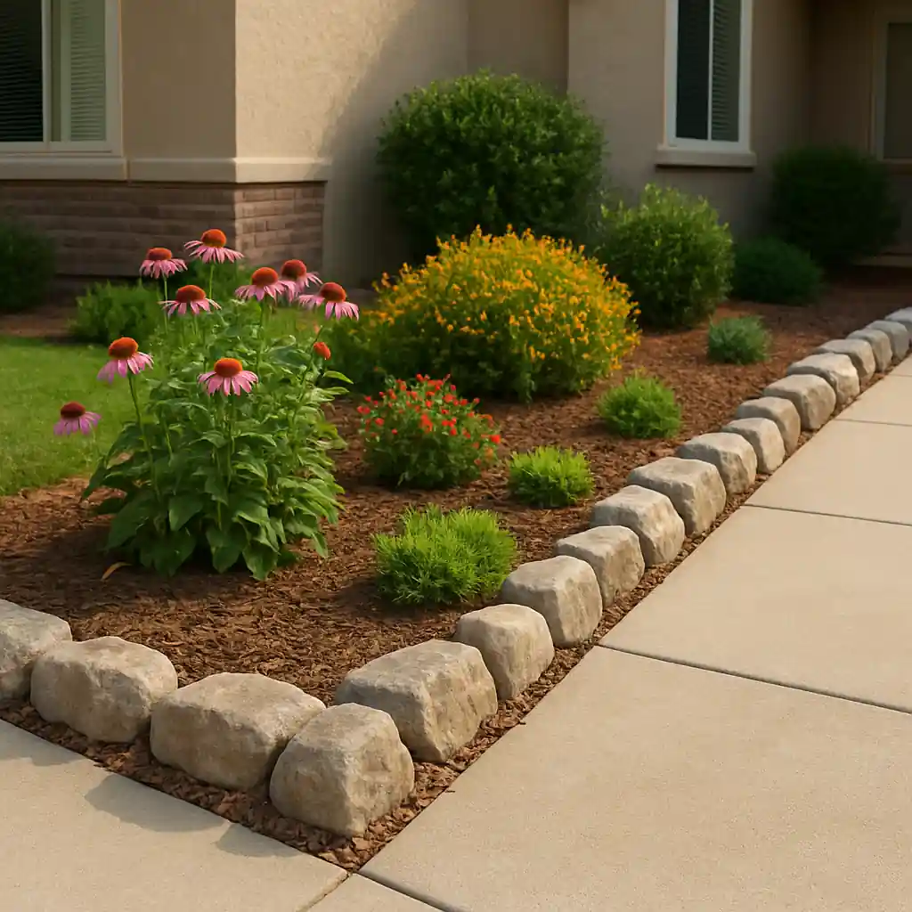 Rock Border Edging