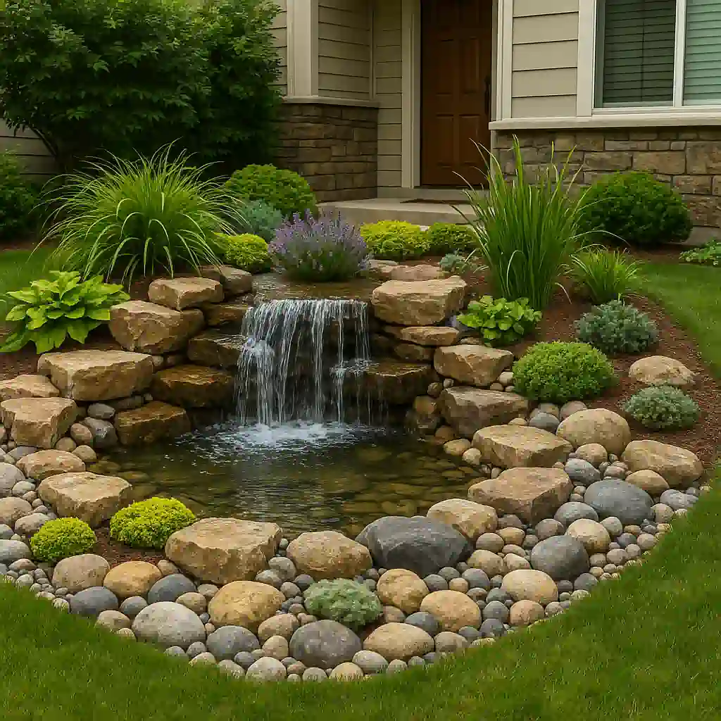 Rock Garden with Water Feature