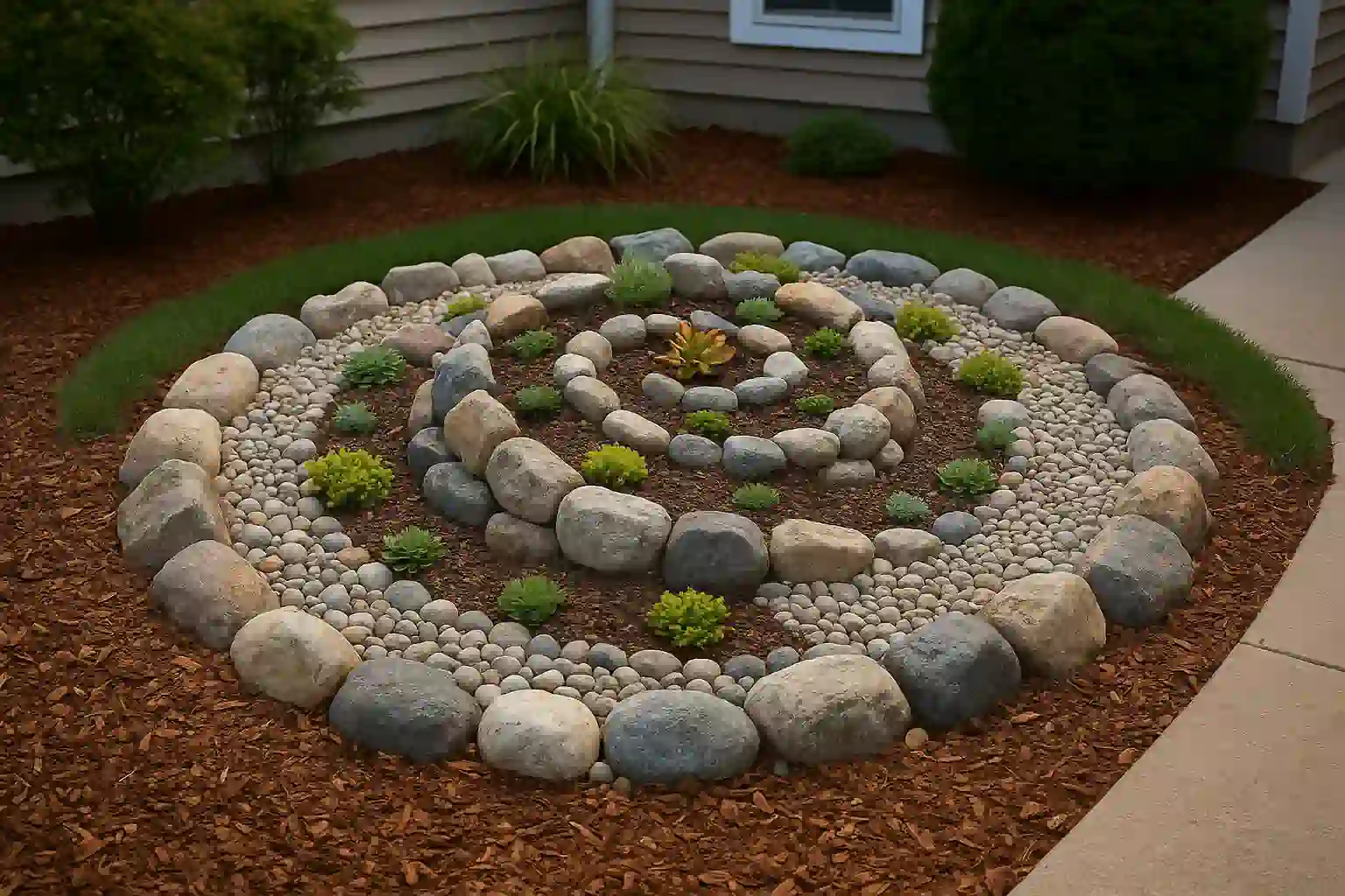 Spiral Rock Garden