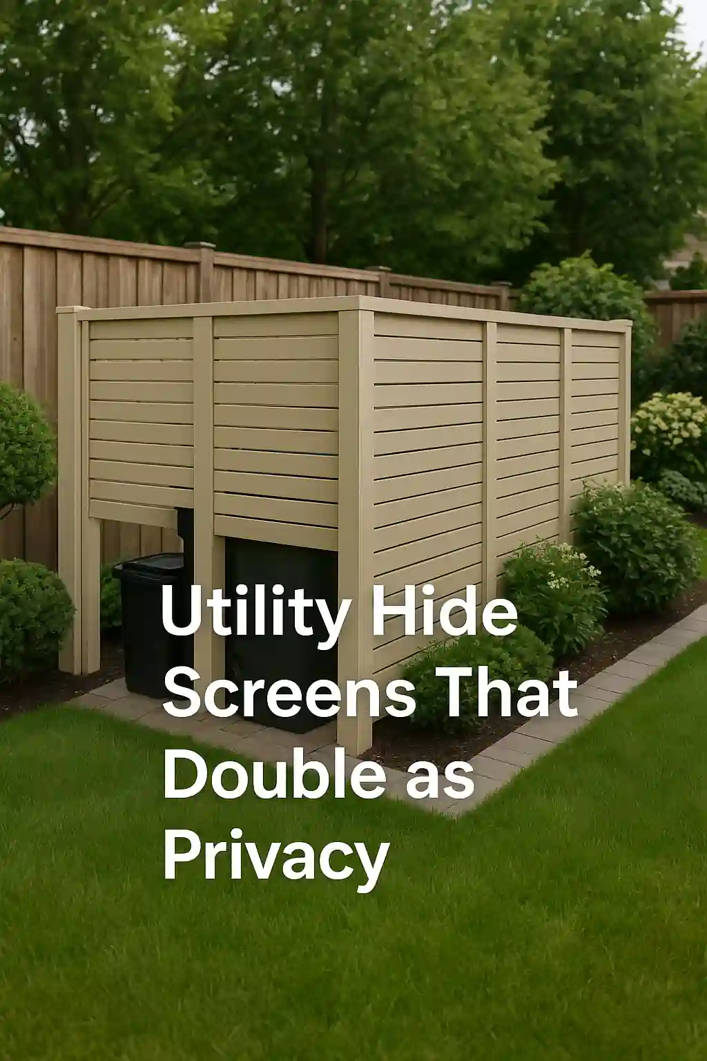 utility hide screens that double as privacy