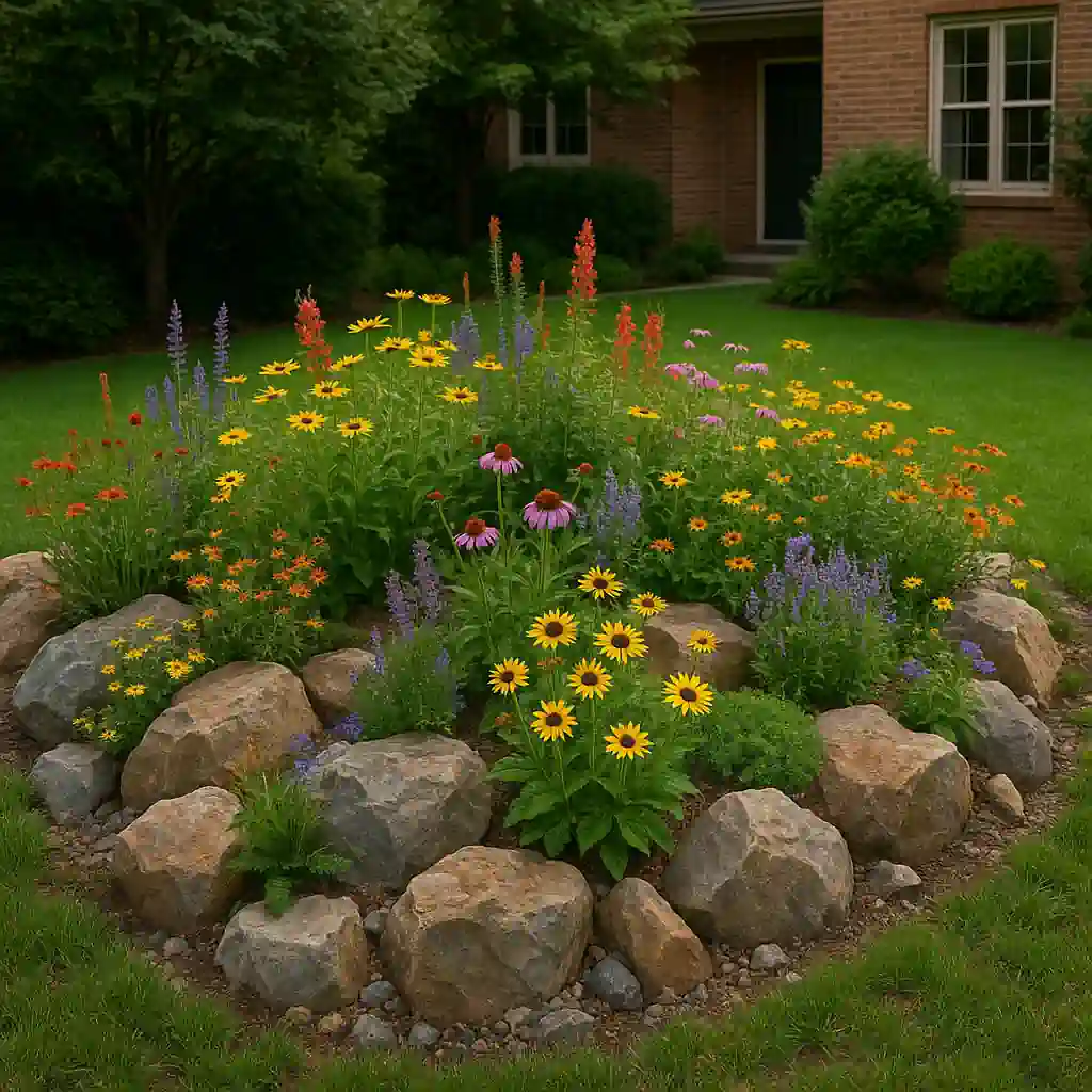 Wildflower Rock Garden