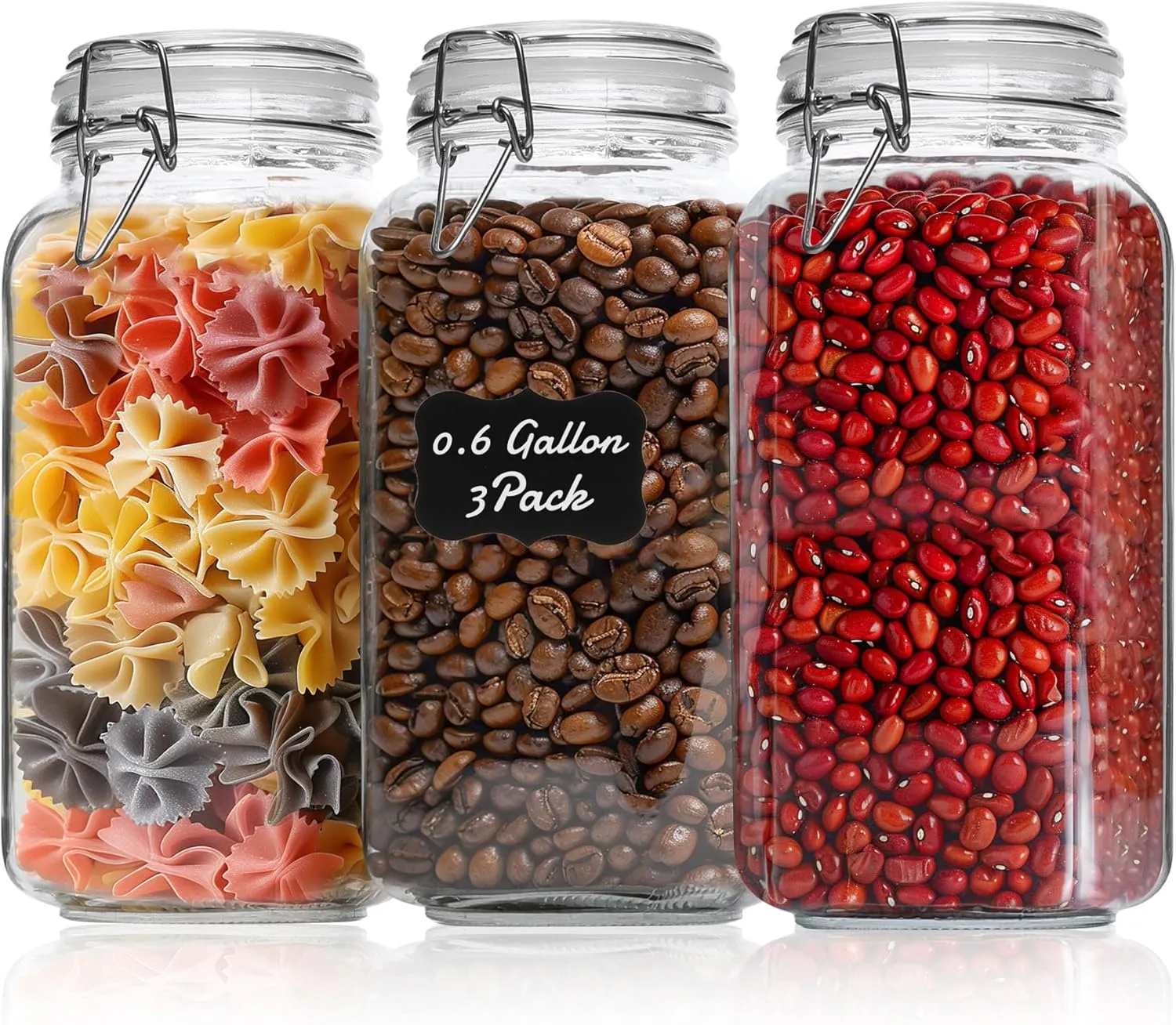ComSaf Airtight Glass Storage Jars