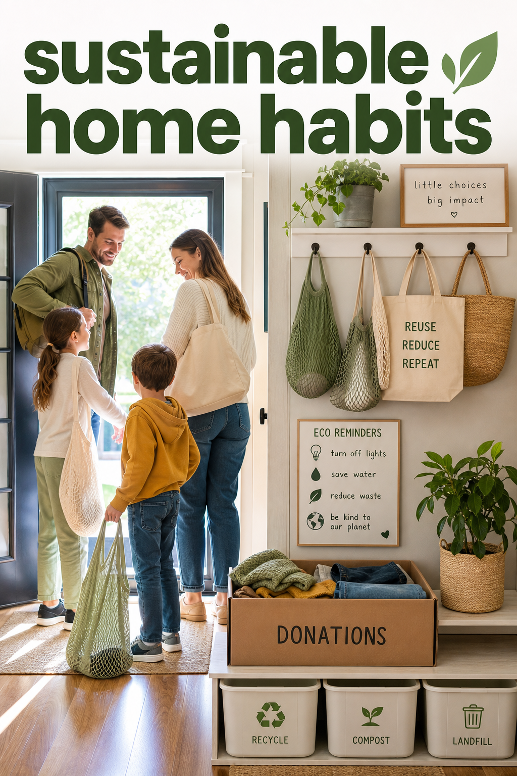 sustainable home habits