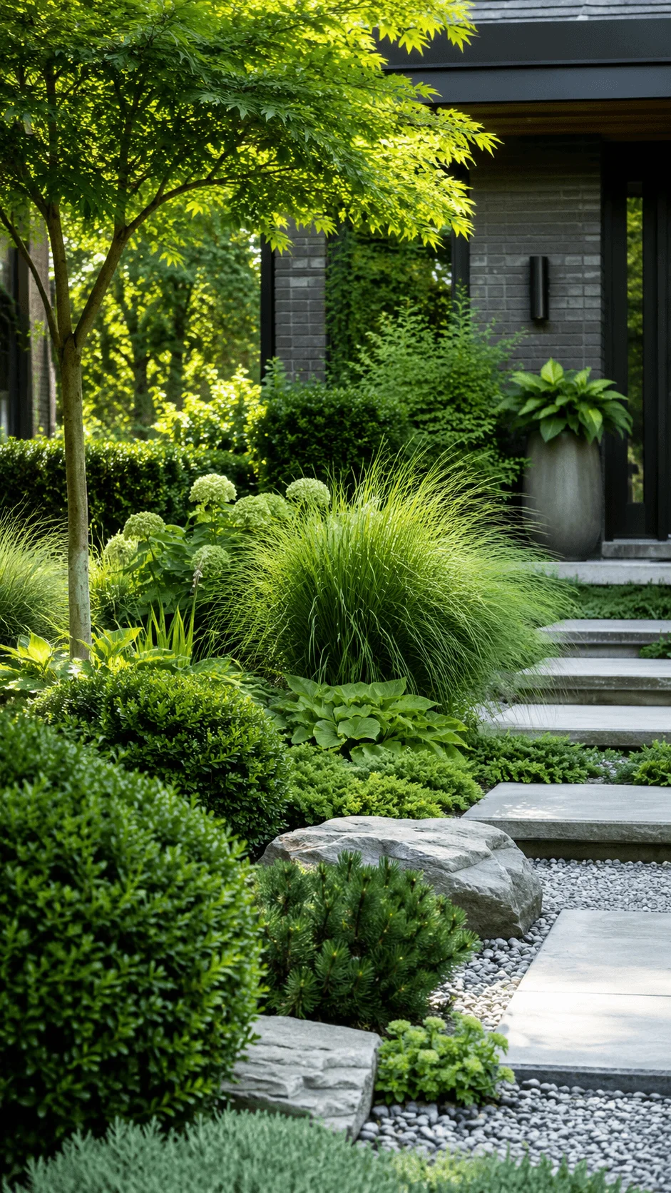 create a green on green garden
