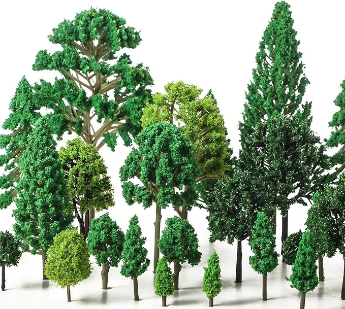Skylety 35 Pcs Miniature Model Trees